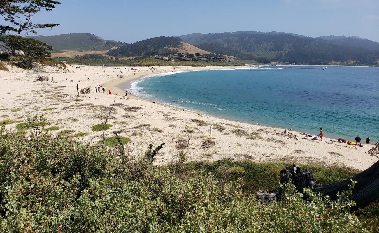 Foto af Carmel River Beach med lys sand overflade