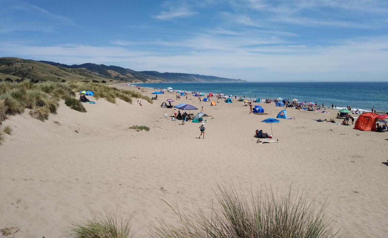 Foto af Limantour Beach med lys sand overflade