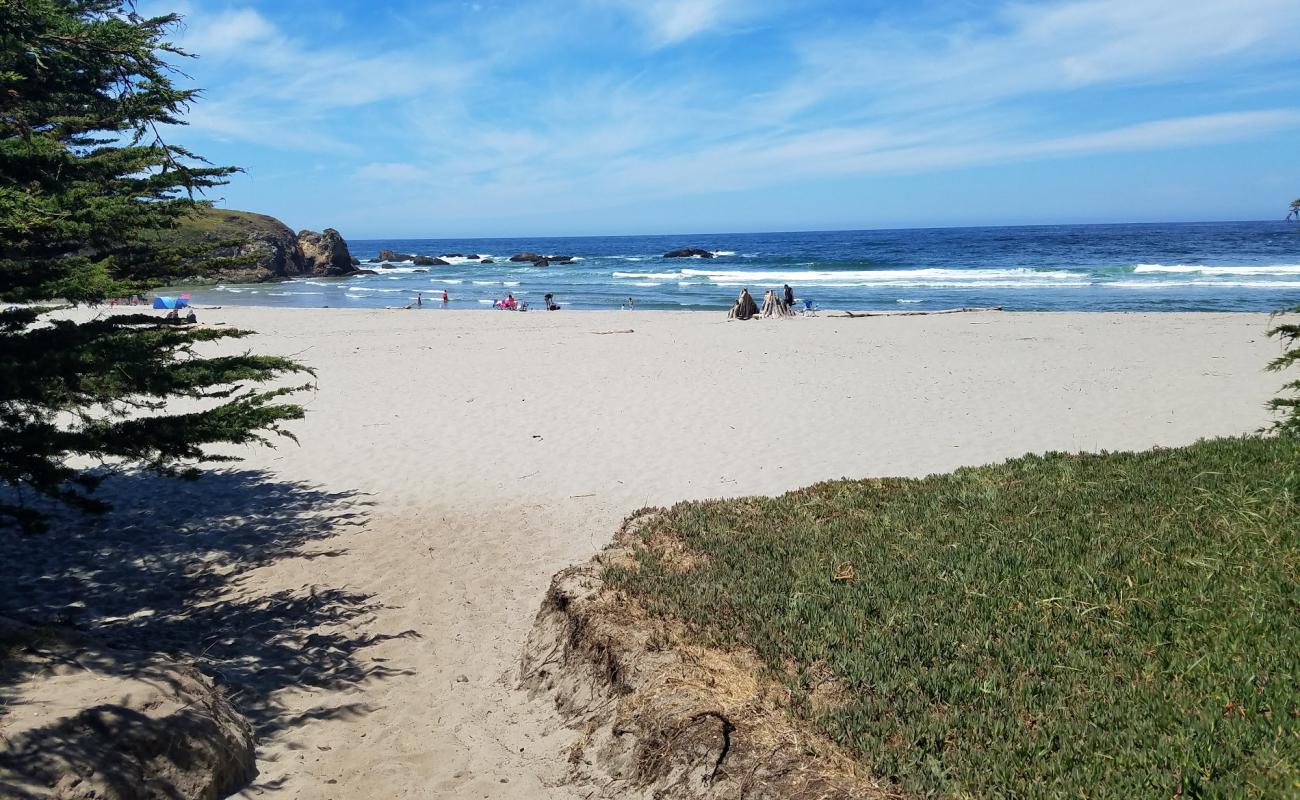 Foto af Caspar Beach med lys sand overflade