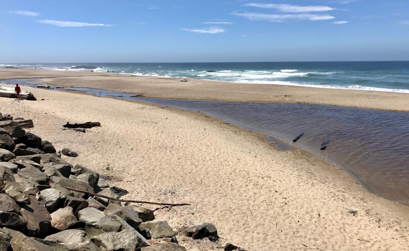 Foto af Nelscott Beach med lys sand overflade