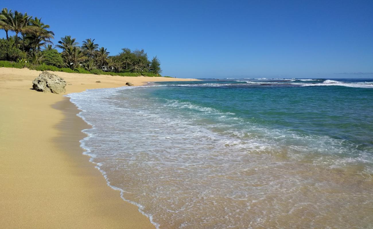 Foto af Kepuhi Beach med lys sand overflade