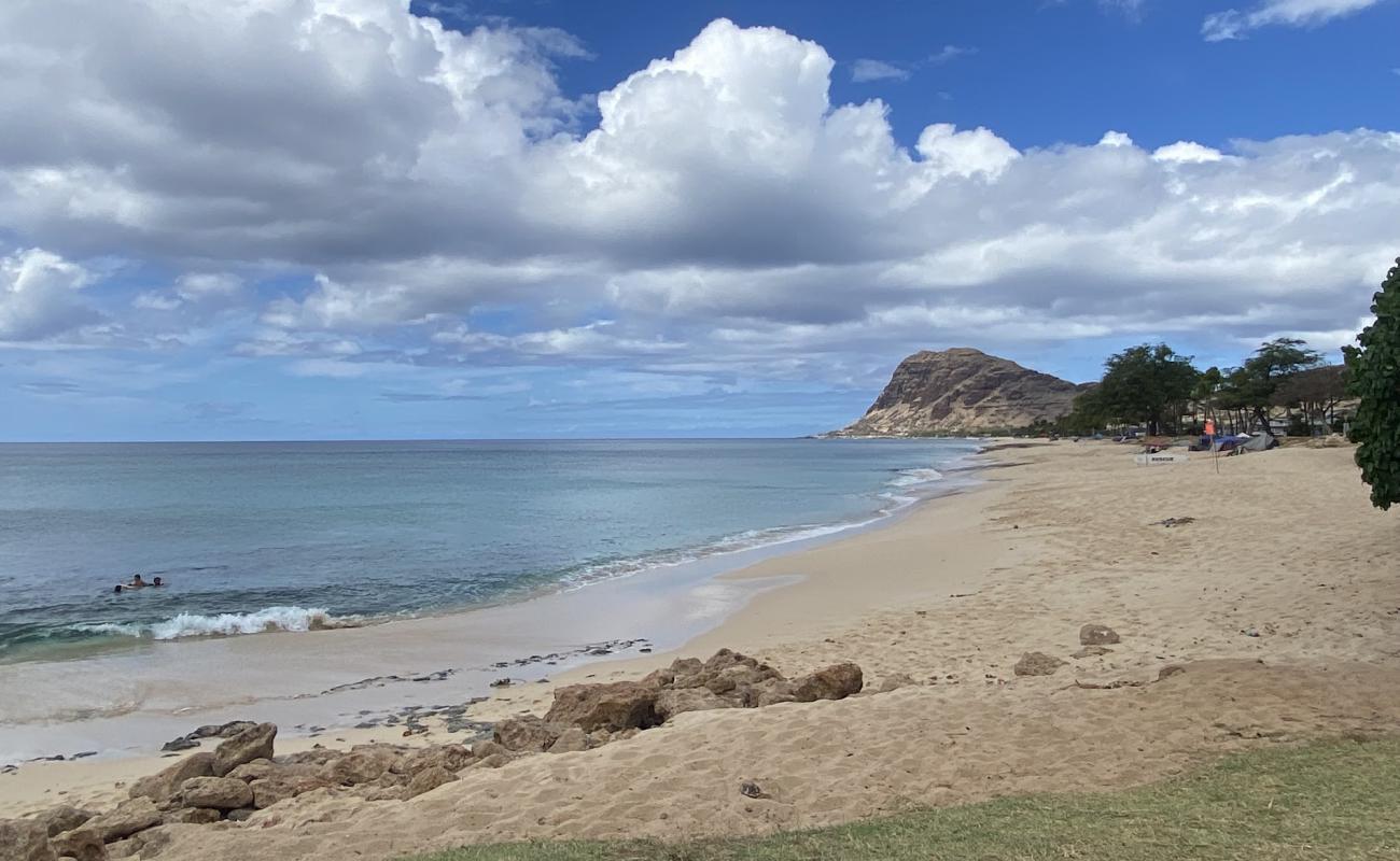 Foto af Depot Beach Park med lys fint sand overflade