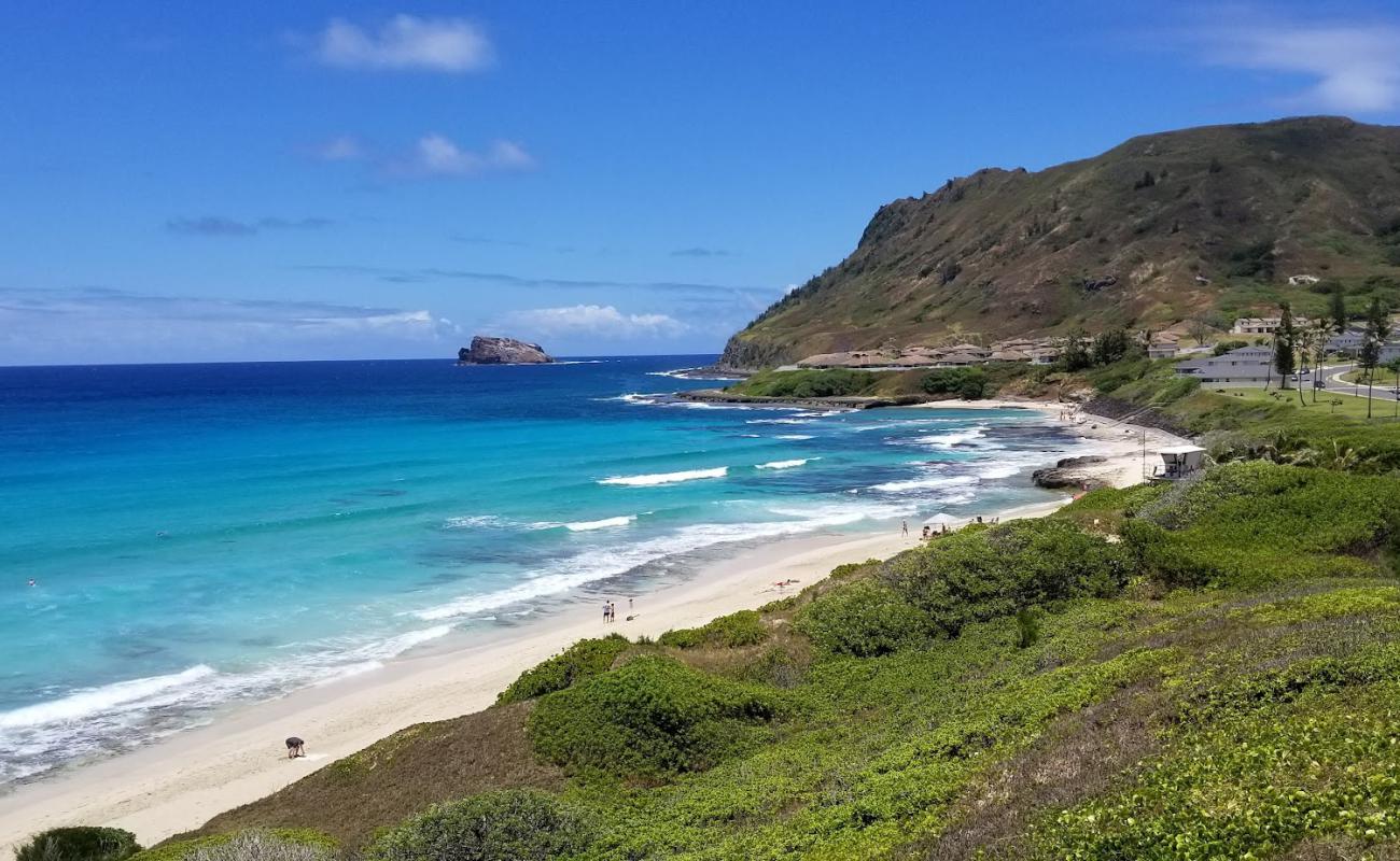 Foto af North Beach med lys sand overflade