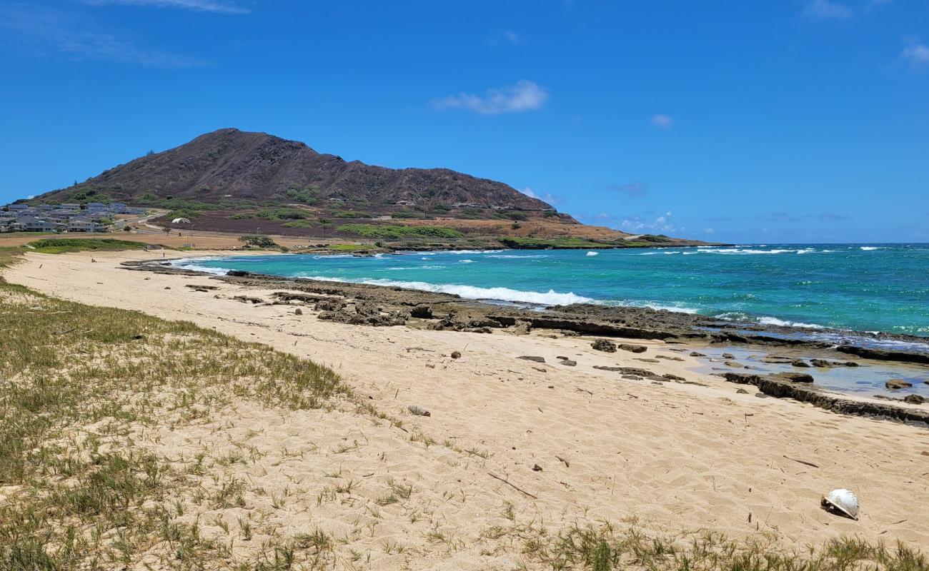 Foto af Fort Hase Beach med lyst sand & sten overflade