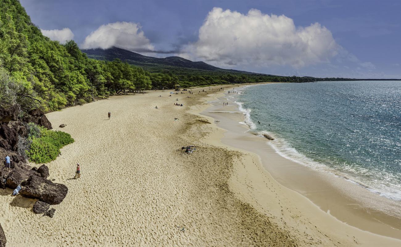 Foto af Makena Strand med lys sand overflade