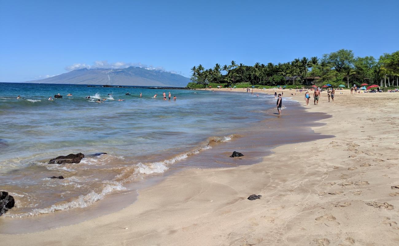 Foto af Palauea Beach med lys sand overflade