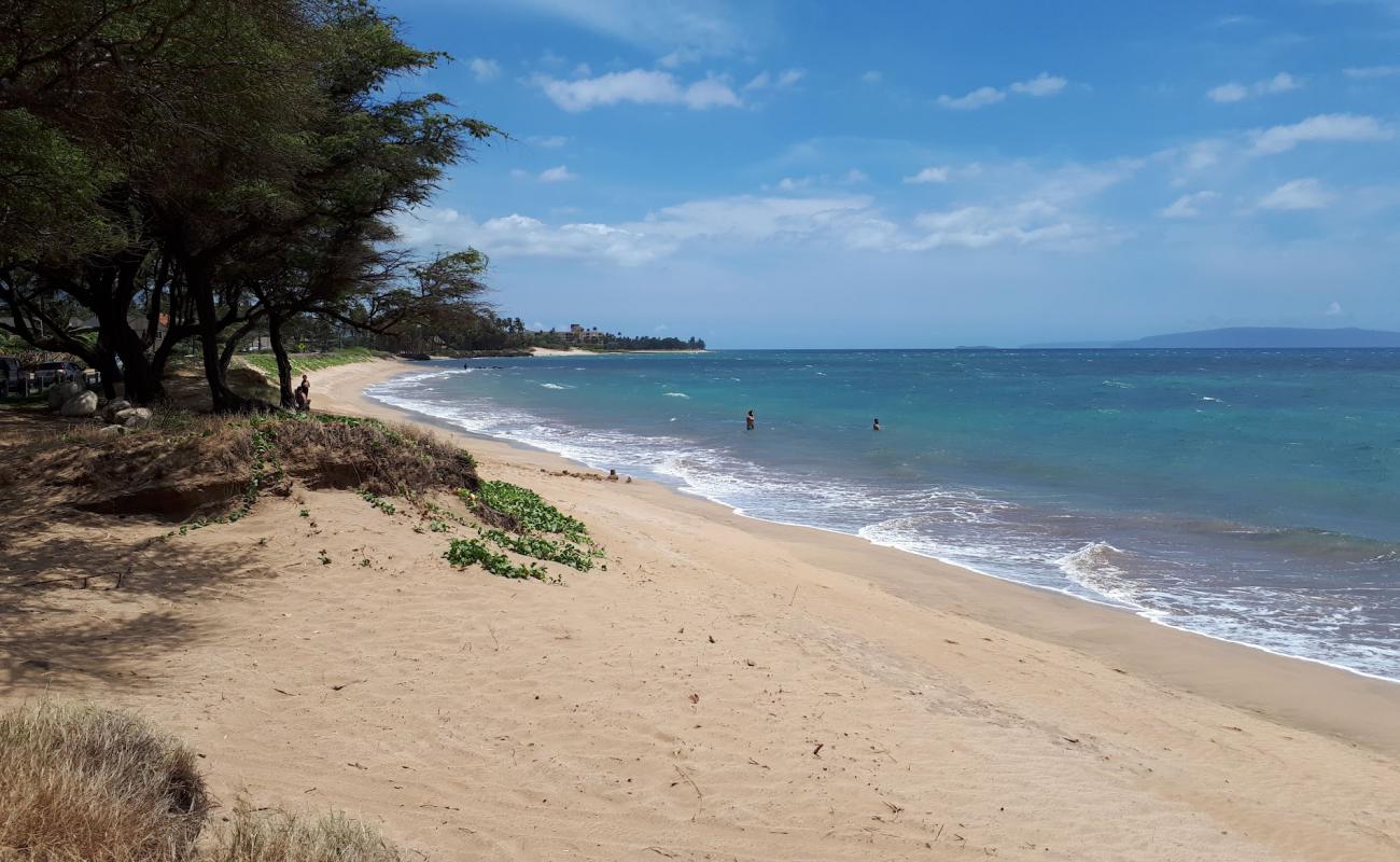 Foto af Kaipukaihina Beach med lys sand overflade