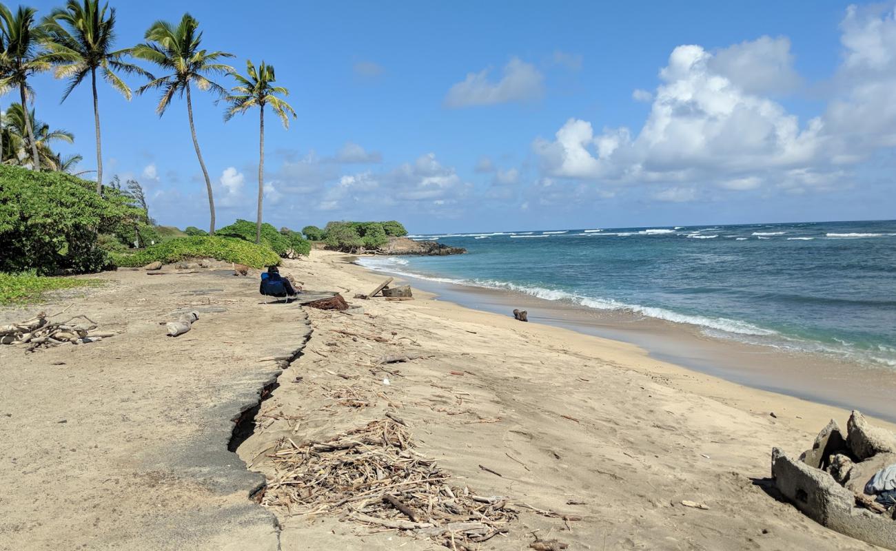 Foto af Waiehu Beach med let sand og småsten overflade