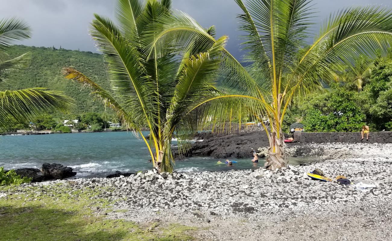 Foto af Manini Beach med let sten overflade