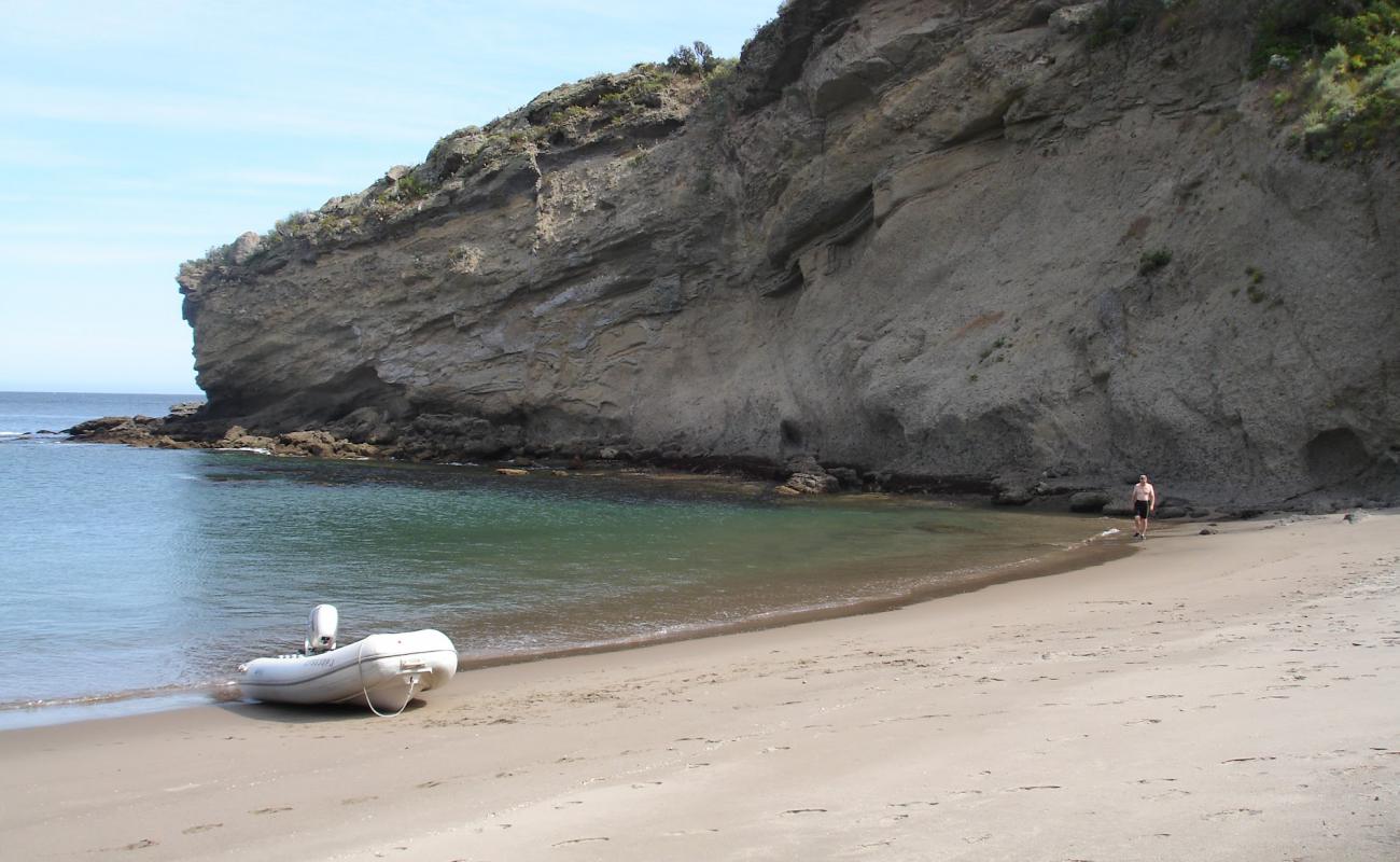 Foto af Coches Prietos beach med lys sand overflade