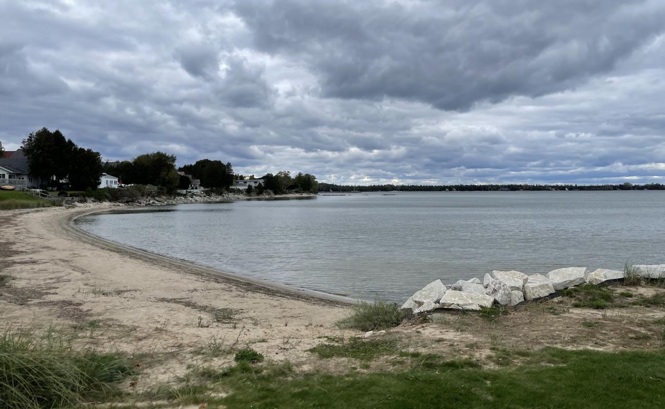 Foto af Anclam Beach med lys sand overflade