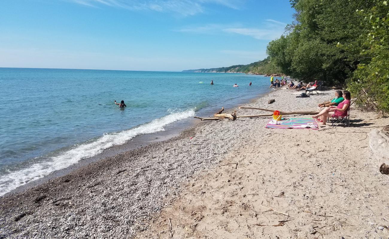 Foto af Port Washington South Beach med gråt sand og småsten overflade