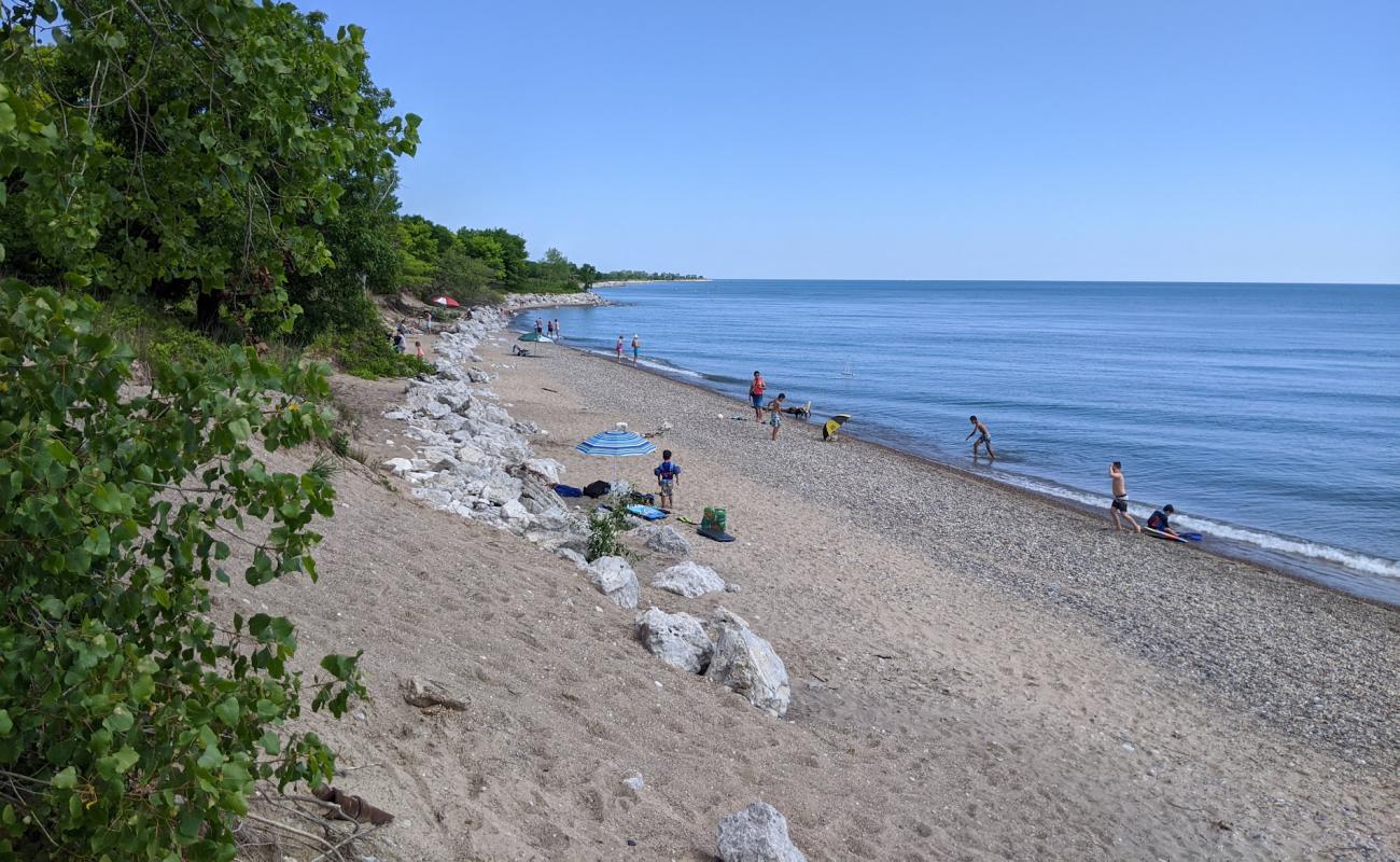 Foto af Illinois Beach med gråt sand og småsten overflade