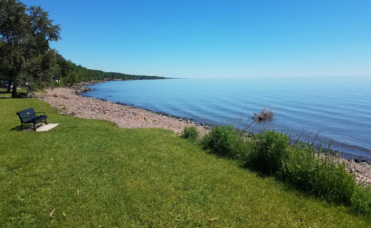 Foto af Brighton Beach med grå sten overflade