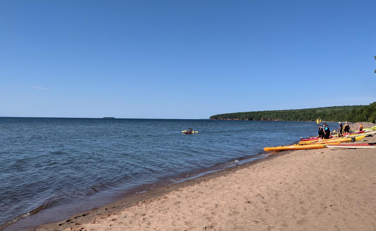 Foto af Meyers Beach med lys sand overflade