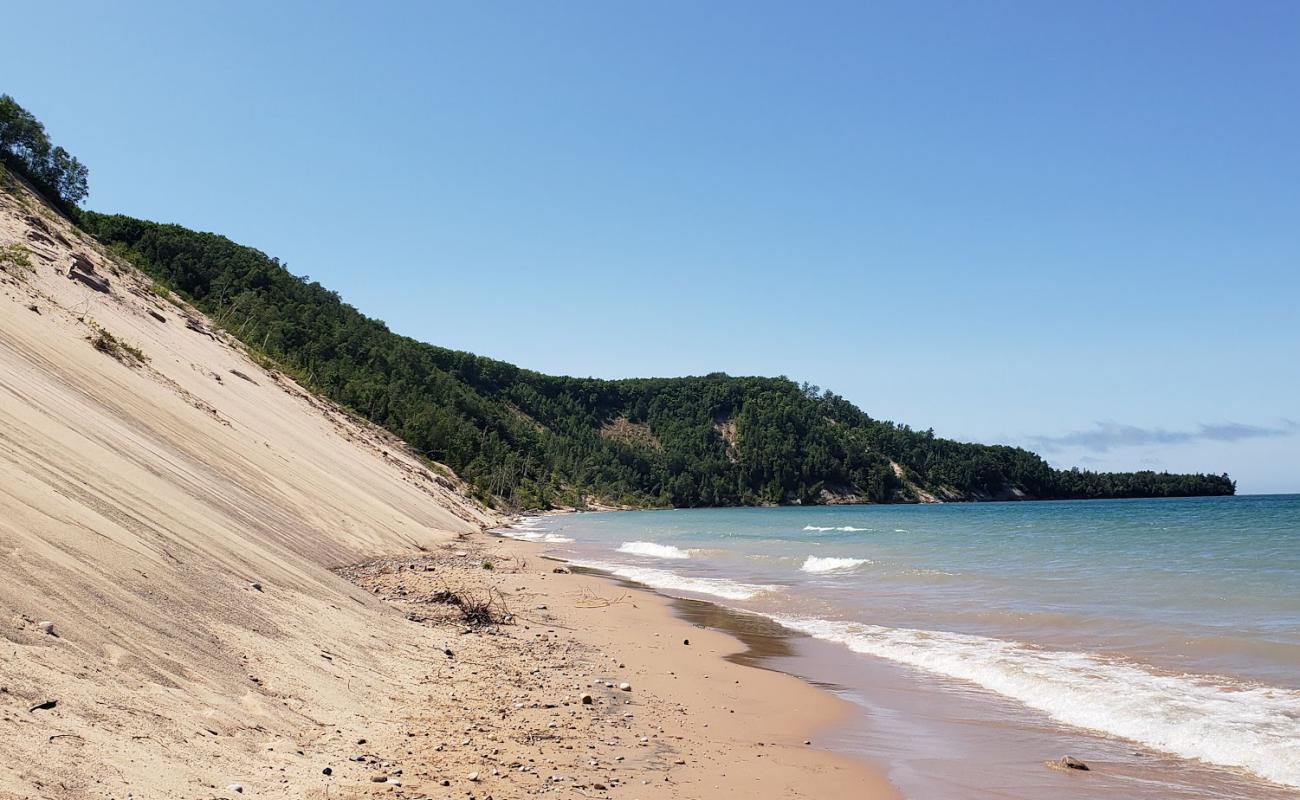 Foto af Log Slide Beach med lys sand overflade