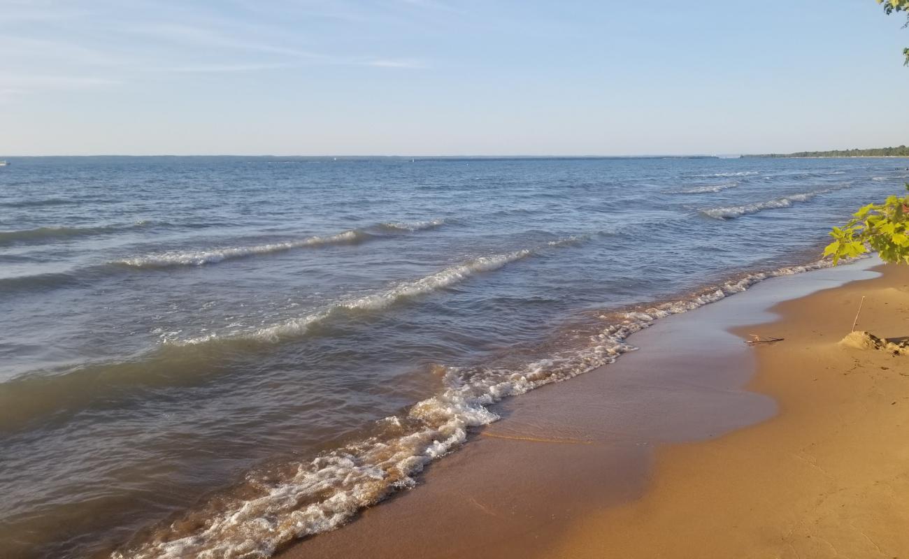 Foto af Brimley Beach med lys sand overflade